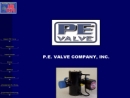 Website Snapshot of P. E. Valve Co., Inc.