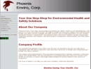 Website Snapshot of PHOENIX ENVIRO CORP
