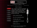 Website Snapshot of P H S Industries