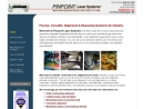 Website Snapshot of Pinpoint Laser Systems, Inc., (Commerce Building)