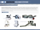 Website Snapshot of Hosokawa Polymer Systems