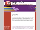 Website Snapshot of Pop Color East