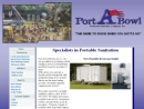 Website Snapshot of PORT A BOWL RESTROOM CO.