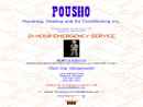 Website Snapshot of Pousho Plumbing