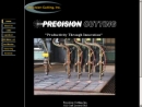 Website Snapshot of Precision Cutting Specialist