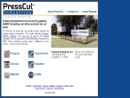 Website Snapshot of Presscut Industries, Inc.
