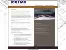 Website Snapshot of PRIME CONTRACTORS INC