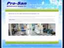 Website Snapshot of Pro-San Maintenance Supply, Inc.