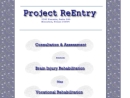 Website Snapshot of PROJECT REENTRY INC
