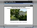 Website Snapshot of Project Tool & Die, Inc.