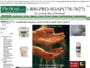 Website Snapshot of Prosoap