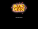 Website Snapshot of Allen's Fireworks Company