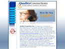 Website Snapshot of QUALITY CONNECTIONS INC