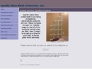 Website Snapshot of Quality Glass Block Of America