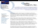 Website Snapshot of QUALITY SUPPORT INC