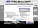 Website Snapshot of QUIET VOICE AUDIO