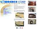 Website Snapshot of Lawrence Corp Radius Millwork