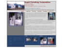Website Snapshot of Rapid Finishing Corp.