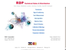 Website Snapshot of RDP CORPORATION