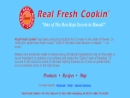 Website Snapshot of Real Fresh Cookin'