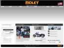 Website Snapshot of Ridley Motorcycle Co., Inc.