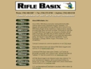 Website Snapshot of Rifle Basix