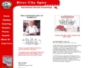 Website Snapshot of River City Spice