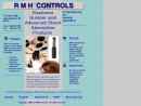 Website Snapshot of RMH Controls