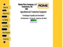 Website Snapshot of Rome Plow Co., L. P.