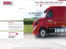 Website Snapshot of Ruan Transportation Management Systems