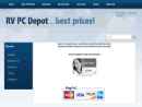 Website Snapshot of RV PC DEPOT