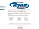 Website Snapshot of Ryan Printing