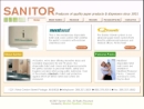 Website Snapshot of Sanitor Mfg. Co.