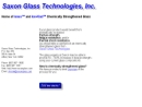 Website Snapshot of Saxon Glass Technologies Inc