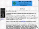 Website Snapshot of S & K Scope Mounts