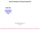 Website Snapshot of Servos & Simulations, Inc.