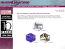 Website Snapshot of Silicone Solutions, Inc.