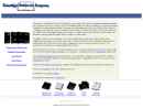 Website Snapshot of Scientific Notebook Co.