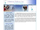 Website Snapshot of SOLUTIONS DELIVERY INC