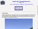 Website Snapshot of SOUND & COMMUNICATION, INC