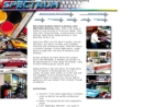 Website Snapshot of Spectrum Screen Print & Design