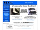 Website Snapshot of Speer Cushion Co.