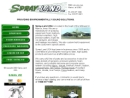 Website Snapshot of Spray-Land USA