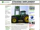 Website Snapshot of STEVENS IMPLEMENT COMPANY INC