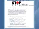 Website Snapshot of Stop Signs, Inc.