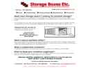 Website Snapshot of STORAGE BOXES ETC LLC
