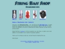 Website Snapshot of STRING BASS SHOP THE