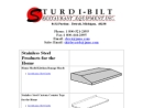 Website Snapshot of Sturdi-Bilt Restaurant Equipment, Inc.