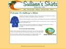 Website Snapshot of Sullivan's Shirts
