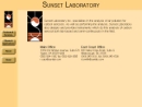 Website Snapshot of SUNSET LABORATORY INC